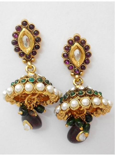 Polki Earrings